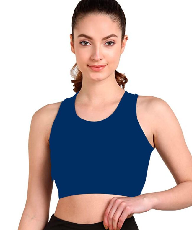 NAVY SPORT BRA 1